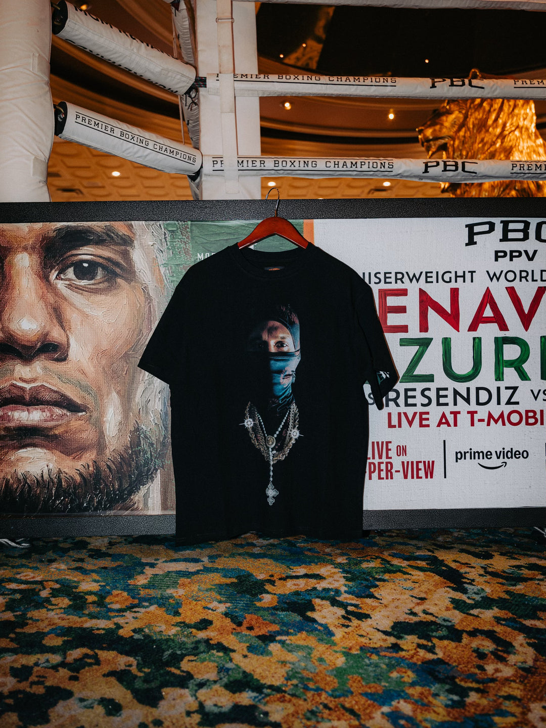 David Benavidez Ski Mask T-Shirt