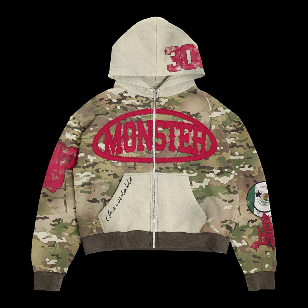 MONSTER CAMO HOODIE